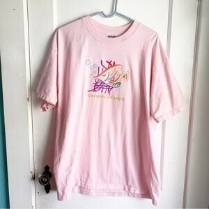 Vintage Cayman Islands Tropical Vacation Souvenir Embroidered Fish Ocean T-Shirt